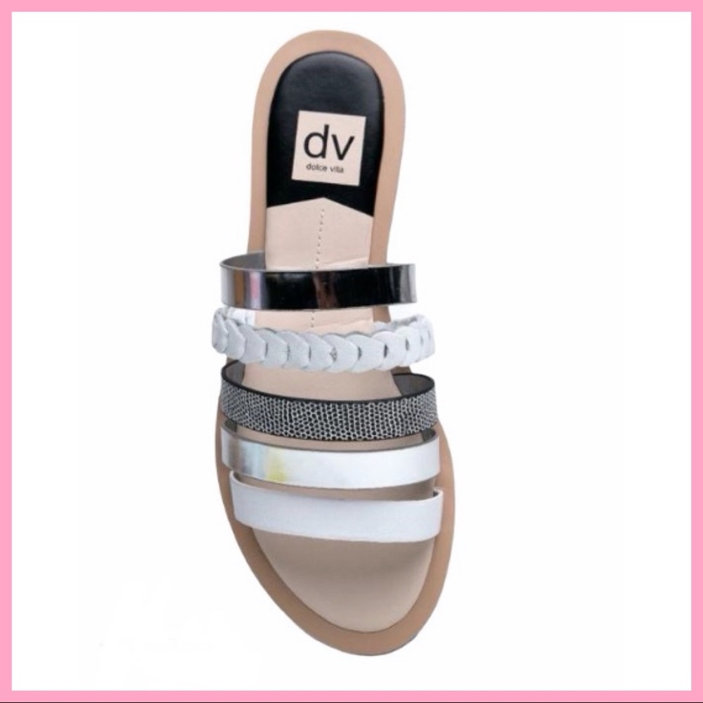 DV DOLCE VITA | Nalaa Metallic Strappy Sandals